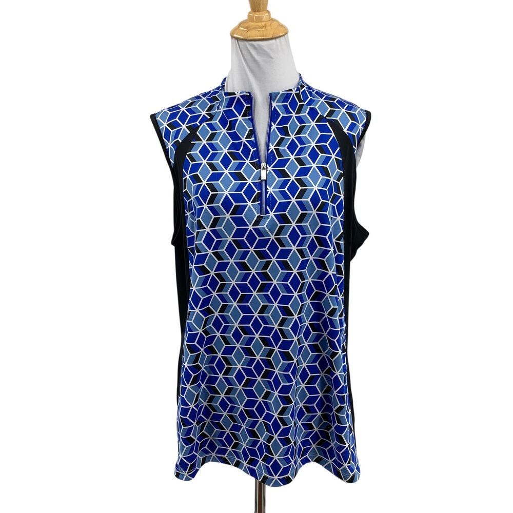 Tail Top Womens XL Extra Large Dylanie Sleeveless Funnel Sublime Serenity Active